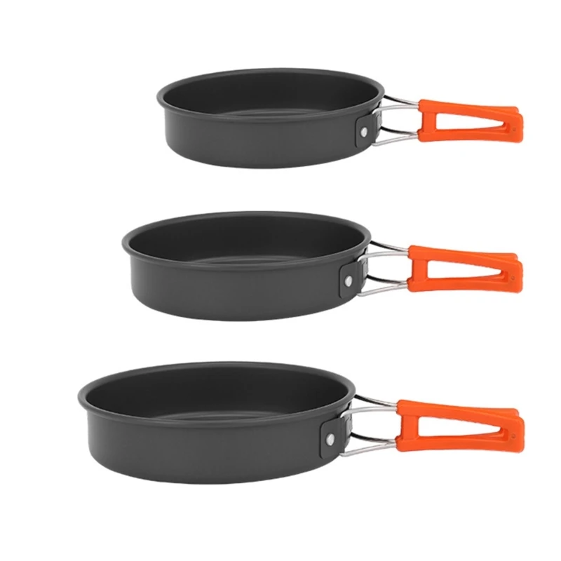 Camping Cooking Set Lightweight - Gấp Chảo Chống Dính Động Ngoài
