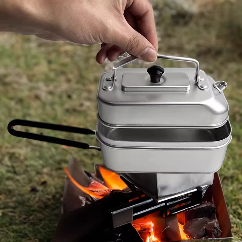 Camping Cooking Kettle - Ultralight Portable Picnic Camping Tourist Kettle