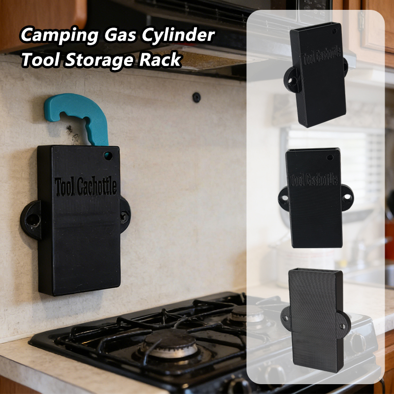 Camping Cooking Jet - Anti-Lost Gas Cylinder Tool Storage Rack