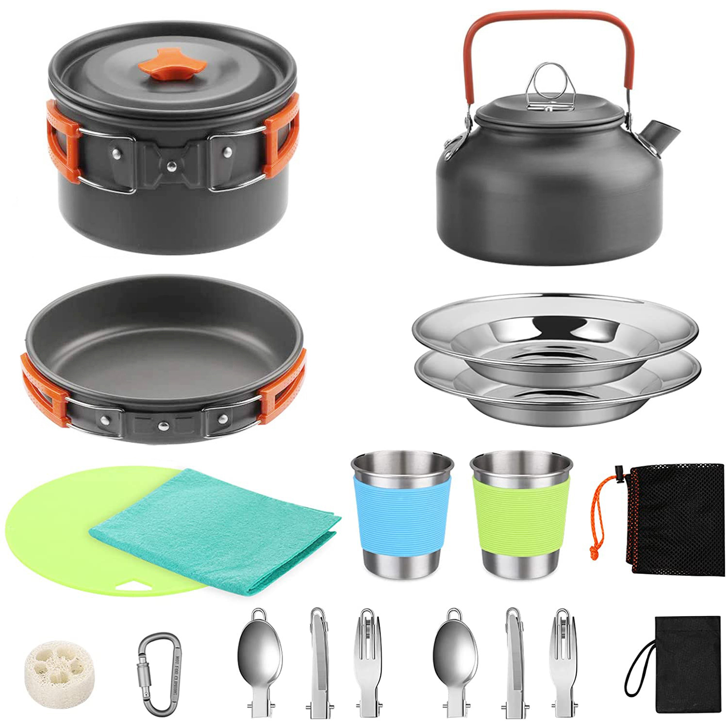 Outdoor Camping Cook Set with  - đánh giá và giá Camping Cooking Set Lightweight