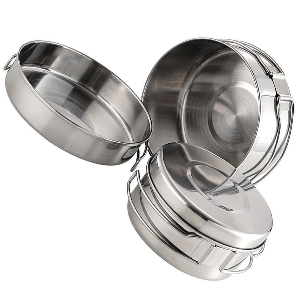 1Set Outdoor Stainless Steel C - đánh giá và giá Camping Lightweight Cooking Pot