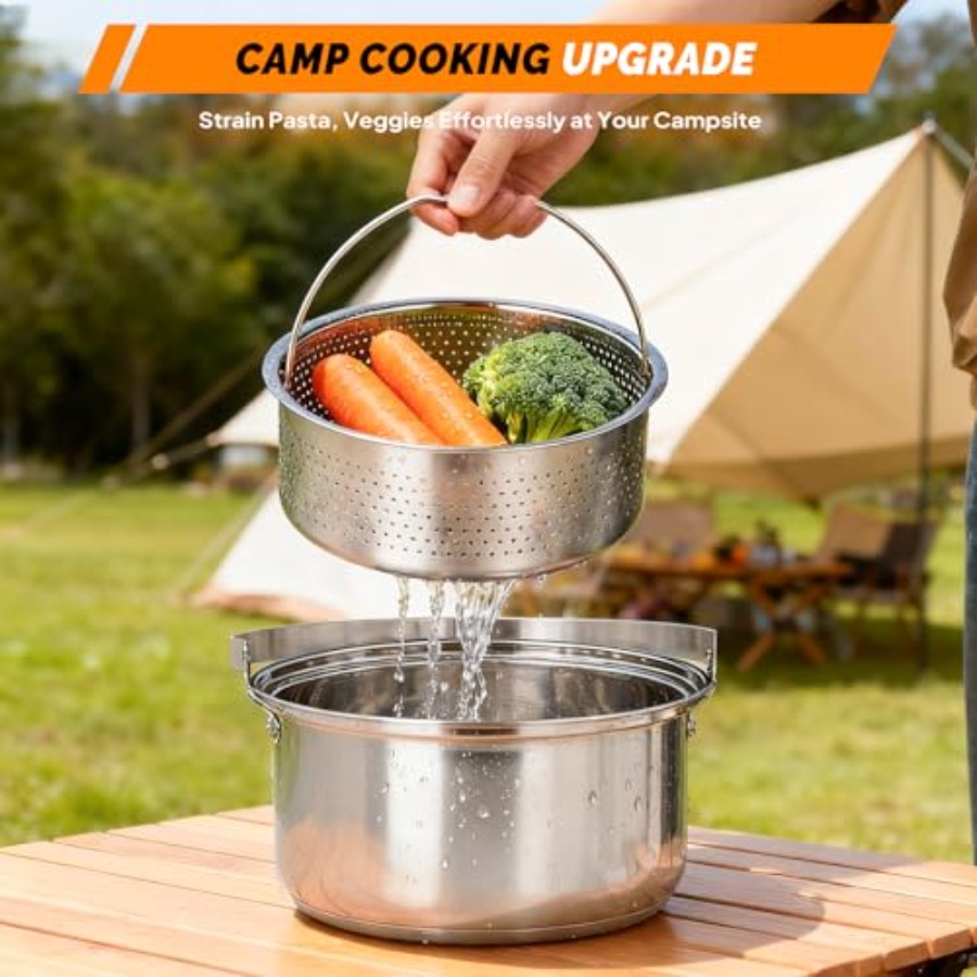 Camping Cookware Set, Lightwei - đánh giá và giá Camping Cooking Set Lightweight