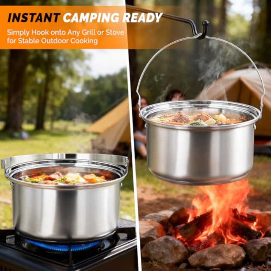 Camping Cookware Set, Lightwei - đánh giá và giá Camping Cooking Set Lightweight
