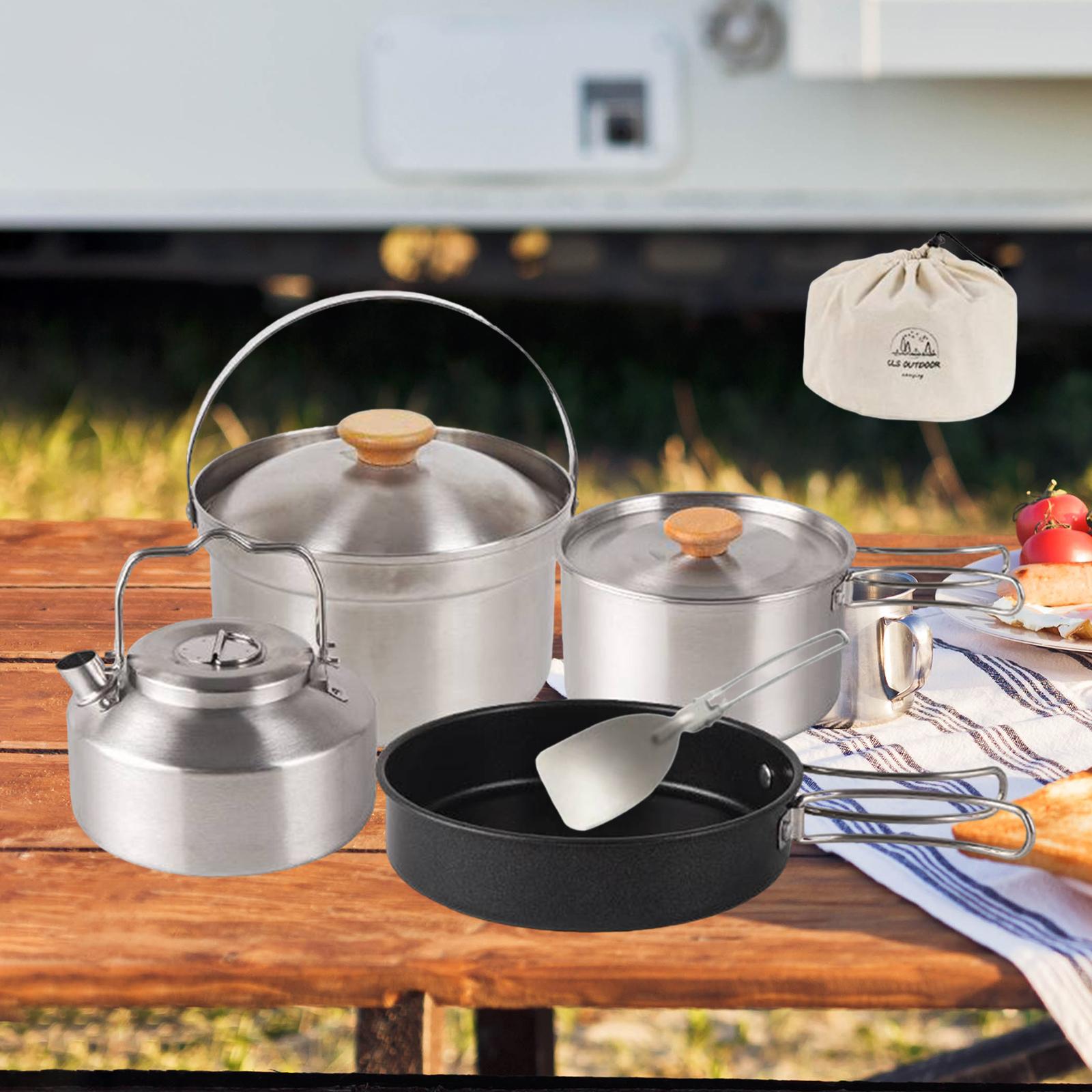 Camping Cookware Cook Gear Por - đánh giá và giá Camping Cooking Kettle