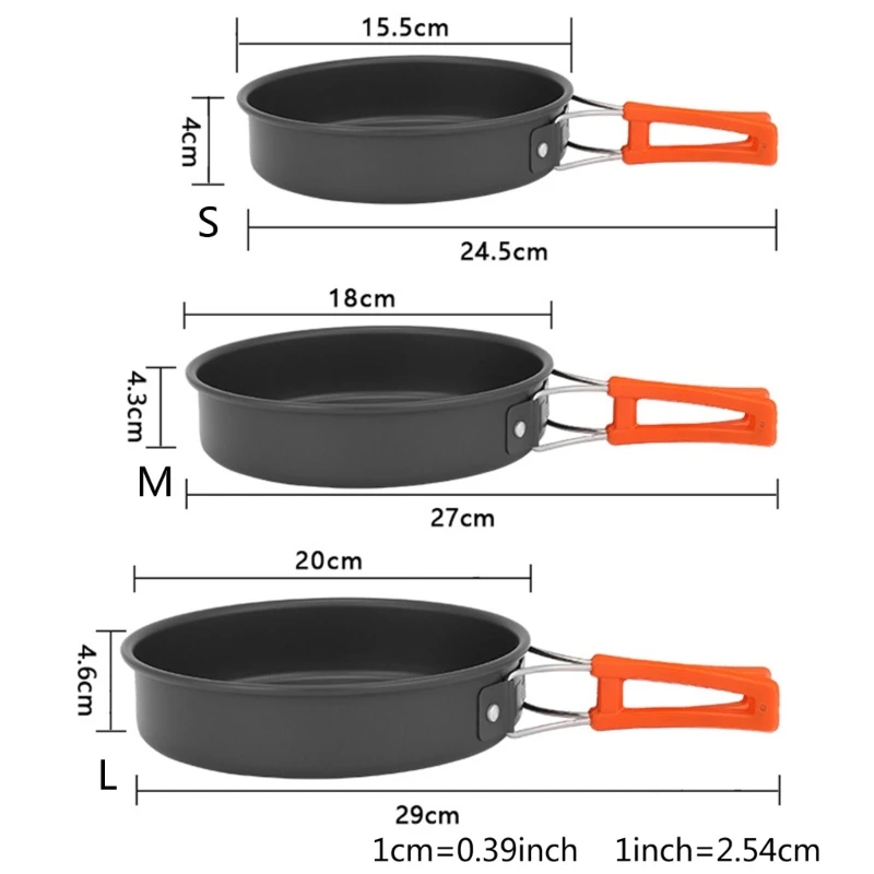 Gấp Chảo Chống Dính Động Ngoài - đánh giá và giá Camping Cooking Set Lightweight