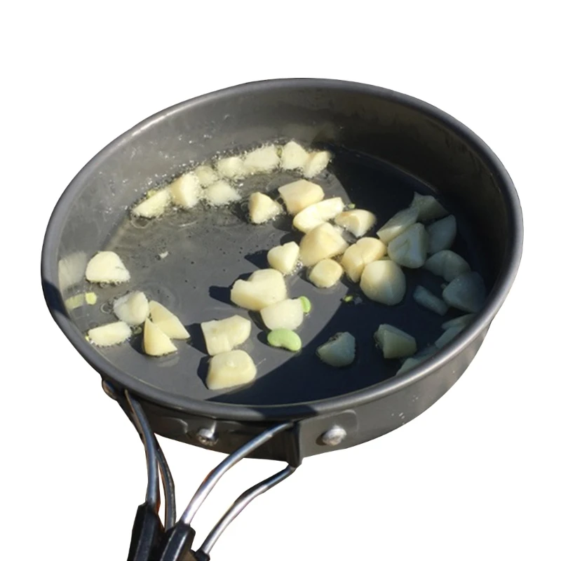 Gấp Chảo Chống Dính Động Ngoài - đánh giá và giá Camping Cooking Set Lightweight