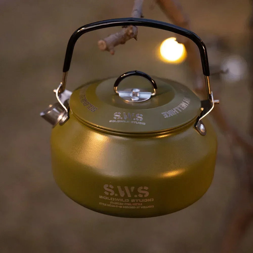 Stainless Steel Kettle 0.8L Po - đánh giá và giá Camping Cooking Kettle