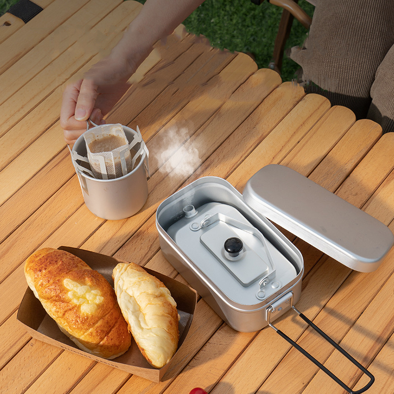 Ultralight Portable Picnic Cam - đánh giá và giá Camping Cooking Kettle