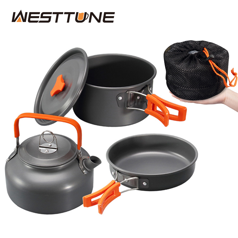 WESTTUNE Camping Cookware Kit  - đánh giá và giá Camping Cooking Kettle