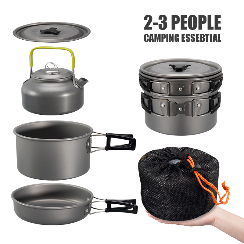 WESTTUNE Camping Cookware Kit  - đánh giá và giá Camping Cooking Kettle