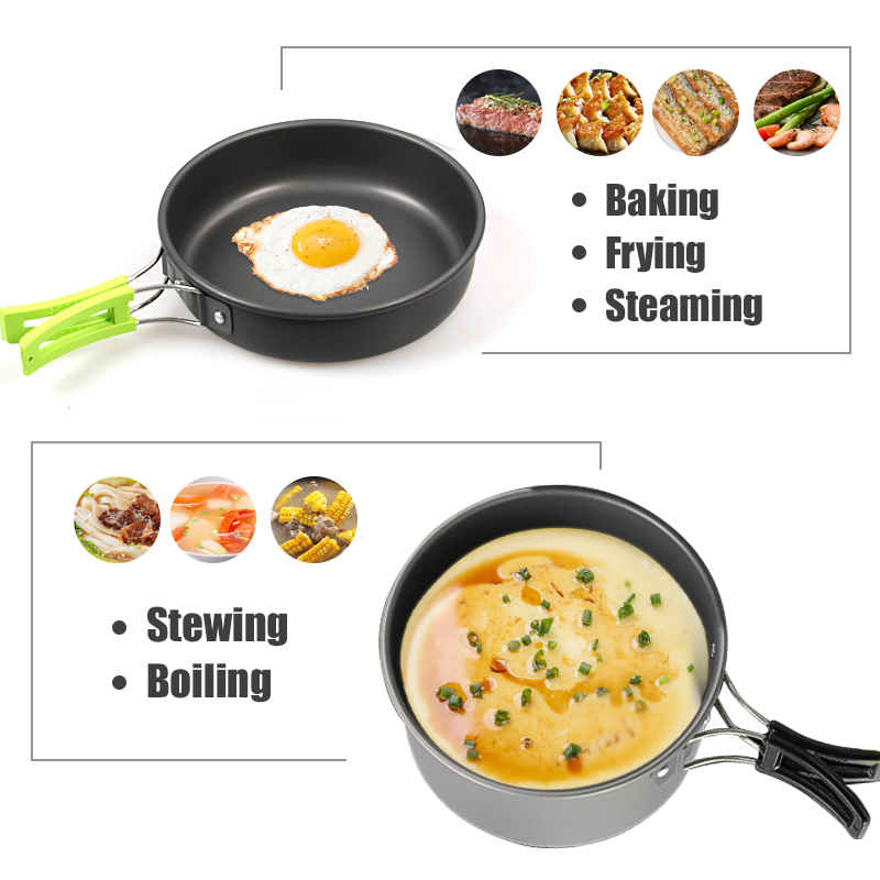 WESTTUNE Camping Cookware Kit  - đánh giá và giá Camping Cooking Kettle
