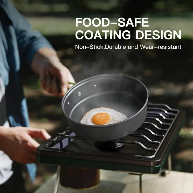 Camping Cooking Set, Outdoor K - đánh giá và giá Camping Cooking Kettle