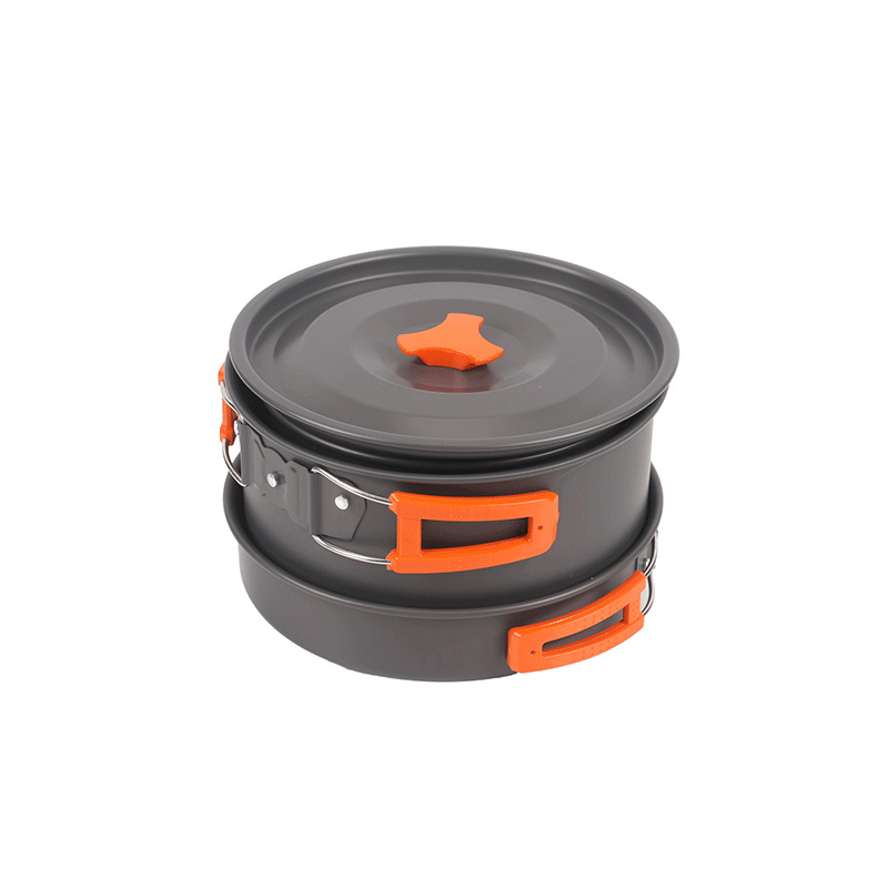 Portable Outdoor Cookware Set  - đánh giá và giá Camping Cooking Kettle