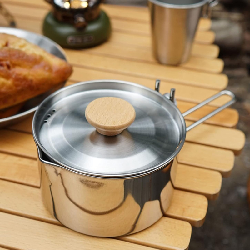 1L 304 Stainless Steel Camp Ke - đánh giá và giá Camping Cooking Kettle