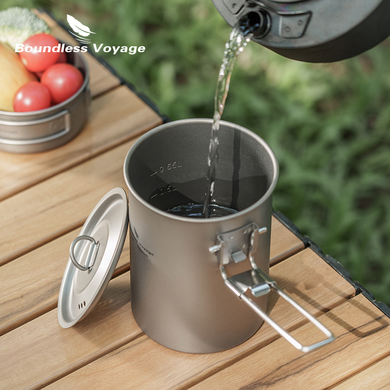 VÔ BIÊN Hành Trình 900Ml Thích - đánh giá và giá Camping Lightweight Cooking Pot