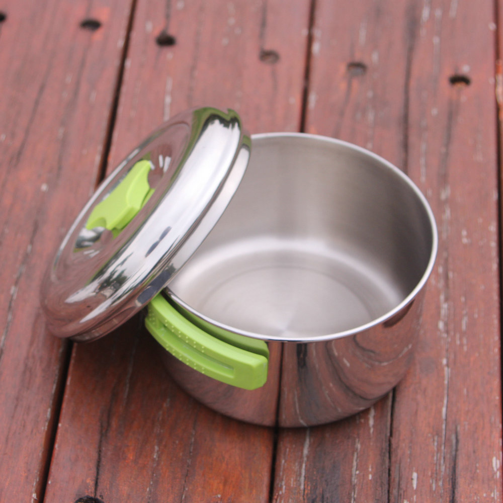 Camping Pot Lightweight Stainl - đánh giá và giá Camping Lightweight Cooking Pot