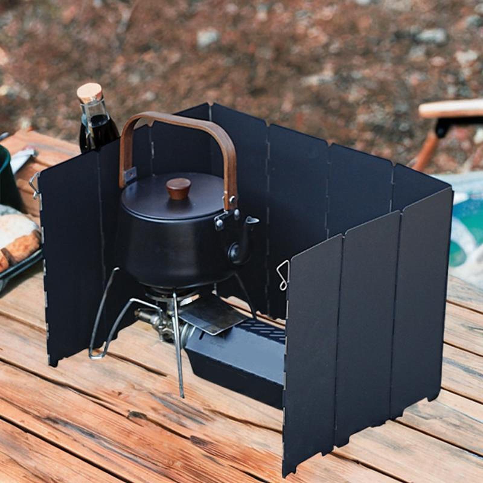 Camp Folding Wind Blocker Stai - đánh giá và giá Camping Cooking Wind Blocker