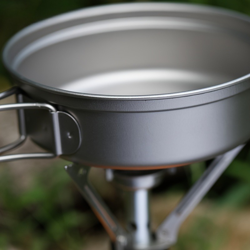 Pure Titanium Cookware Set wit - đánh giá và giá Camping Lightweight Cooking Pot