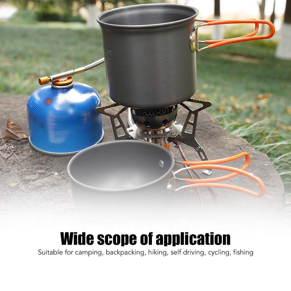 Alumine Camping Cooking Set Hi - đánh giá và giá Camping Lightweight Cooking Pot