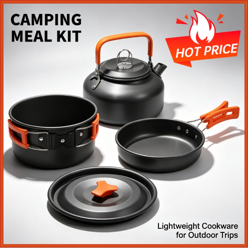 Camping Cooking set Camping Co - đánh giá và giá Camping Cooking Kettle